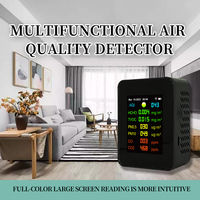 WiFi Tuya 9-en-1 Moniteur de qualité de l'air Intérieur CO2 PM2.5 Détecteur de gaz Qualité de l'air ambiant & Pollution Co Meter Tuya Analyseurs de gaz