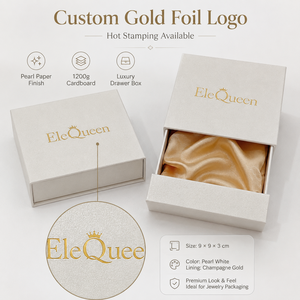 Custom Drawer Jewelry <b>Box</b> 9x9x3cm Paper Packaging <b>Box</b> for Ring <b>Earring</b> and <b>Gift</b> Packaging - Product Image 4