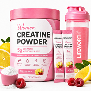Lifeworth <strong>Creatine</strong> for Women <strong>Micronized</strong> <strong>Creatine</strong> Monohydrate Powder with Collagen for Glute Strength Support, Boosts Energy - Product Image 2