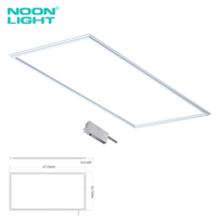 Noonlight CCT Tunable 2x2 y 2x4 Marco de panel LED Luz de rejilla de panel plano comercial ajustable