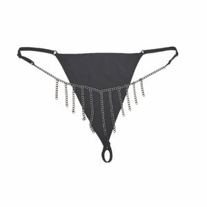 String ajustable à pampilles pour femme - Lingerie sexy avec chaîne, T-back séduisant, G-string érotique, sous-vêtement idéal pour un cadeau - Product Image 6