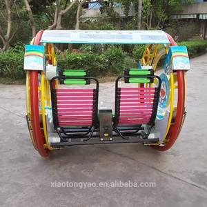 Juego de Diversión Giratorio de 360 Grados para Exteriores, Atracción de Parque de Atracciones de 2 Plazas, Coche Giratorio Feliz de 6s que Funciona con Monedas - Product Image 5