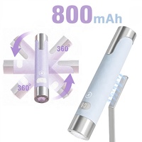 Lámpara de Uñas LED UV Portátil con Sensor IA, Estilo Pluma, Fuente de Luz Dual 365+405nm, Secado Rápido, Luz de Curado Instantáneo con Soporte Magnético