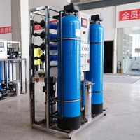 Usine de traitement d'eau par osmose inverse automatique en PRV et acier inoxydable, personnalisée en usine, avec système de filtration RO, PLC et UV