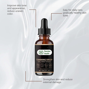 Gotas Bronceadoras Naturales de Fábrica, Aceite Facial <span class=keywords><strong>Autobronceador</strong></span>, Gotas Autobronceadoras para un Brillo Radiante con Vitamina E - Product Image 3