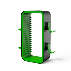 Tour de rangement pour jeux avec crochets pour <span class=keywords><strong>manette</strong></span> de casque pour PS5/<span class=keywords><strong>PS4</strong></span>/Nintendo Switch/Xbox Supports pour cartouches de jeux Support Étagère - Product Image 1