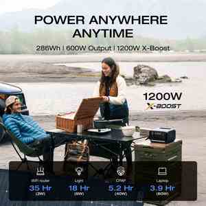 Station d'alimentation portable RIVER 2 512Wh RIVER 3 Plus 286Wh pour drone, survie en plein air - Product Image 1