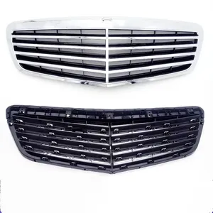 กระจังหน้า StarNav สำหรับ Mercedes Benz S Class W221 ปี 2010-2013 ช่องดักอากาศ สีดำเงา รุ่นปรับแต่ง - Product Image 5