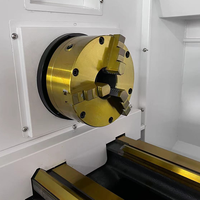 Tour CNC CK6150 GSK à banc horizontal, double broche, commande numérique, haute précision pour le tournage des métaux