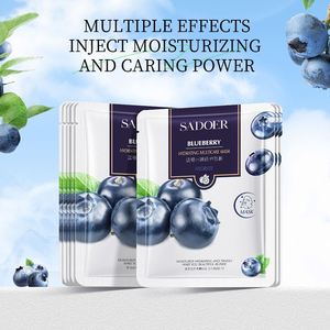 OEM Etiqueta Privada arándano blackbean multi fruta blanqueamiento belleza cara piel funcional máscara facial - Product Image 6