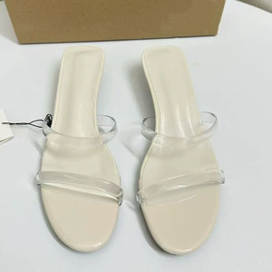 Sandalias de Tacón para Mujer Estilo Hada, Novedad de Verano, Punta Abierta, Sin Cordones, Tallas Grandes - Product Image 1