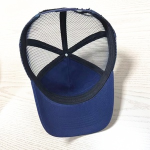 2025 été <span class=keywords><strong>Promo</strong></span> personnalisé brodé Patch camionneur chapeau sportif cadeaux d'entreprise ensemble côté rayé AU casquette 5 panneau casquettes de Baseball - Product Image 4