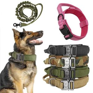 Collier tactique pour chien en nylon réglable, taille moyenne et grande, pour extérieur - Product Image 1