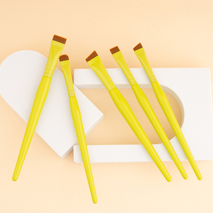 Private Label Extra Thin Flat Angled Eyebrow <strong>Eyeliner</strong> Concealer Makeup <strong>Brush</strong> <strong>for</strong> Eye - Product Image 2