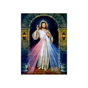 Custom 5d Diamond Art Painting Kits Jesus And Baby AB Drill Figure Canvas Art Diamond Embroidery Painting For Wall Decor