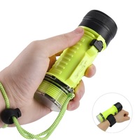 Lampe de plongée sous-marine haute puissance 15W XHP50 IP68 rechargeable par USB, étanche 80m, 1000+ lumens, faisceau large, antidérapante