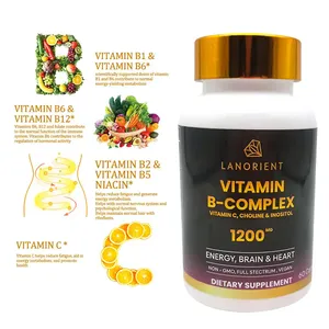 L'usine vend directement des capsules de supplément sain de complexe de <span class=keywords><strong>vitamine</strong></span> B organique et végétalien pour les ongles et les <span class=keywords><strong>cheveux</strong></span> - Product Image 3