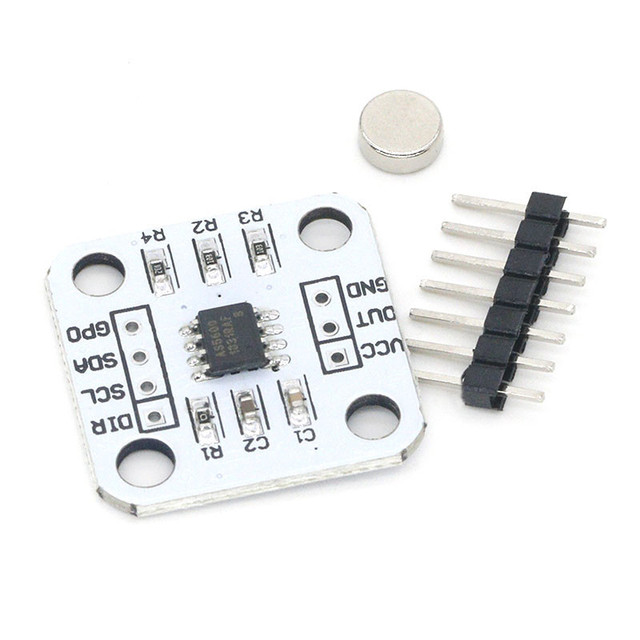 AS5600 Magnetic Encoder 12bit Magnetic Induction Angle Measurement Sensor Module