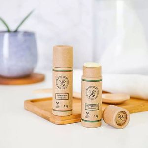 Sinh thái thân thiện tùy chỉnh khử mùi dính giấy ống bao bì Lip Balm <span class=keywords><strong>container</strong></span> Ống - Product Image 2
