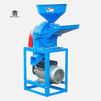 Broyeur de riz à moteur électrique haute efficacité avec différents tamis, machine de broyage grossier et fin, moulin à poudre, marque XINTA
