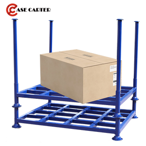 מדפי פלדה כבדים OEM CASE CARTER ניתנים לערום 4 קומות, צבועים באבקה, מוטות מדפים אנכיים לוגיסטיים, צבע בהתאמה אישית 1200x800 - Product Image 2