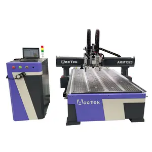 2500*1300mm cnc router wood carving machine & oscillation cutter for wood carving Plastics & Composites ACP ACM and solid surf