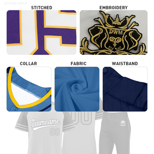 Set di Uniformi da Baseball Traspiranti di Alta Qualità, Taglie Forti, Completamente Personalizzabili e Pronte all'Uso per Singoli e Squadre - Product Image 4