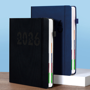 Agenda A5 <span class=keywords><strong>a</strong></span> <span class=keywords><strong>Righe</strong></span> Verticali con Copertina Rigida, Nuovo Design per Affari e Scuola, Planner Giornaliero Regalo - Product Image 4