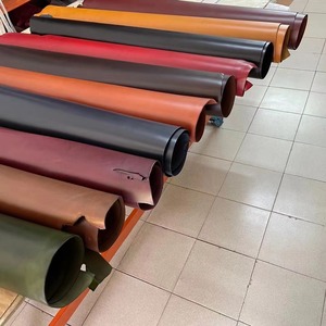 ब्राउन गाय तेल tanned गाय चमड़े इटली गुणवत्ता अच्छा रंग और पागल हार्स शैली गाय त्वचा - Product Image 6