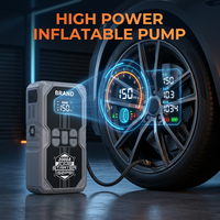 Booster de batterie haute puissance Boltpower 16000mAh 2000A, kit de secours automobile 6-en-1 avec pompe à air intégrée pour pneus