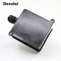 Boîtier d'instrument étanche Deenlai Industrial Control Box avec joint torique en nylon PG9 pré-ajusté