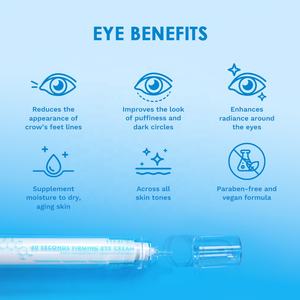 Private Label: riduzione istantanea delle rughe linee sottili occhiaie peptidi rassodanti sotto la crema per gli occhi - Product Image 4