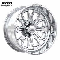 Jantes forgées chromées polies 20" 22" 24" 26" 5x150 6x120 en alliage forgé pour Ford Heavy-Duty pour camion Ram 2500