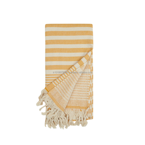 Terry Backed Turkish <b>Towel</b>, Peshtemal Fouta, Wholesale Pestemal Terry Soft OEM Customized 100 Cotton Thick - Product Image 4