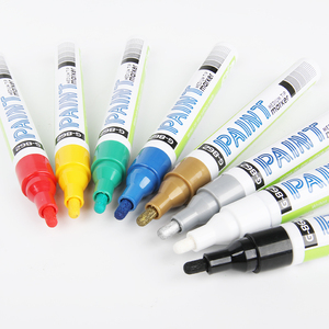 Gxin rotulador de pintura seguro no tóxico logotipo personalizado 8 colores marcadores de pintura a base de aceite juegos para oficina - Product Image 3