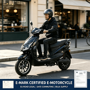Motocicleta Eléctrica de 1200W de 8.ª Generación con Certificación EU E-MARK, Legal para Carretera, Motocicleta Urbana, Resistente al Agua, Batería de Litio de Largo Alcance - Product Image 2