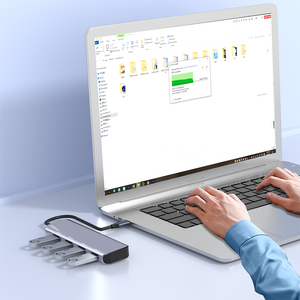 Xput en Stock 4 en 1 Estación de acoplamiento de aluminio Transferencia DE DATOS DE ALUMINIO 10Gbps Tipo C a 4 puertos <span class=keywords><strong>USB</strong></span> 3,<span class=keywords><strong>2</strong></span> <span class=keywords><strong>Gen</strong></span> <span class=keywords><strong>2</strong></span> HUB para computadora - Product Image 3
