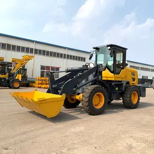 Traktor Mini 3 Ton roda pengangkut elektrik Mini Track pemuat depan 1 Ton 2 Ton 3 Ton untuk dijual