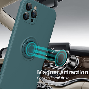 Gran oferta, <span class=keywords><strong>2</strong></span>,0 MM, silicona líquida, Color caramelo, manos libres con soporte de anillo de tira, funda de teléfono para <span class=keywords><strong>iPhone</strong></span> <span class=keywords><strong>11</strong></span> 12 13 Pro Max 14 15 - Product Image 2