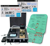 Simulateur d'alcootest avec écran tactile capacitif de 4,3 pouces AA2068C avec fonction anti-chauffe à sec. Plateforme de contrôle de calibrage