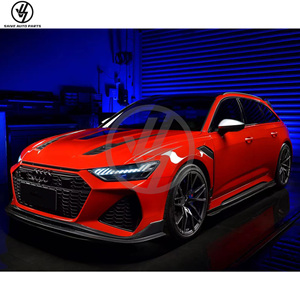 Kit carrosserie en fibre de carbone de haute qualité style BKSS pour Audi RS6 C8 avec spoiler avant et arrière et jupes latérales - Product Image 4