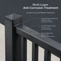 Meilleur Prix Panneaux de Clôture Tubulaires en Acier Inoxydable, Garde-Corps de Porche Diagonal, Porte de Clôture, Résistant à la Rouille, Design Moderne pour Escalier et Villa