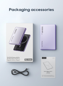 Banque <span class=keywords><strong>d</strong></span>'alimentation portable sans fil magnétique mini 5000 mAh USB C ultra-mince, <span class=keywords><strong>chargeur</strong></span> de téléphone 5000 mAh, banque <span class=keywords><strong>d</strong></span>'alimentation rapide pour <span class=keywords><strong>iPhone</strong></span> - Product Image 6