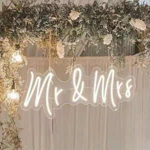 No Moq impermeable 37 "letreros de neón personalizados alas de Ángel letreros de neón boda para sala de juegos - Product Image 2