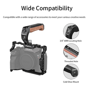 Комплект портативных камер для камеры Sony A7R V/A7 IV с верхней ручкой и креплением в холодном башмаке комплект для камеры аксессуары для камеры - Product Image 2