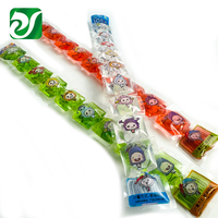 Sachet plastique personnalisé pour sucettes glacées, emballage de jus scellé par injection, pochette jetable pour liquides congelés