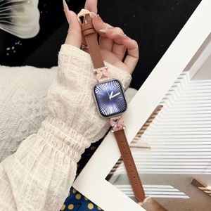 Venta al por mayor a bajo <span class=keywords><strong>precio</strong></span> para <span class=keywords><strong>Apple</strong></span> Colorful Butterfly Splicing <span class=keywords><strong>Correa</strong></span> de cuero liso - Product Image 6