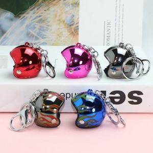 Toptan Metal ABS Anahtarlıklar Karikatür Güvenlik Mini PVC Bisiklet Kaskı Anahtarlık Hediyelik Güvenlik Motosiklet Kaskı Anahtarlıkları Stokta - Product Image 3