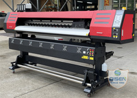 1.6m 1.8m Imprimante Eco Solvant Grand Format Et Traceur Cutter Vinyle Autocollant Tout En Un Machine D'impression avec Epson xp600/i3200