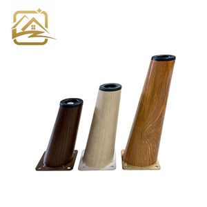 Precio de fábrica: Patas de sofá de metal cilíndricas cónicas doradas de 10cm/12cm/15cm/18cm, patas de hierro duraderas para sofá, cama y armario. - Product Image 1